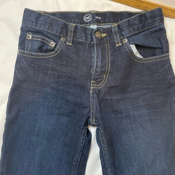 🐶🐶Girls Wonder Nation size 10 dark wash slim skinny jeans🐶🐶 - Picture 2 of 6